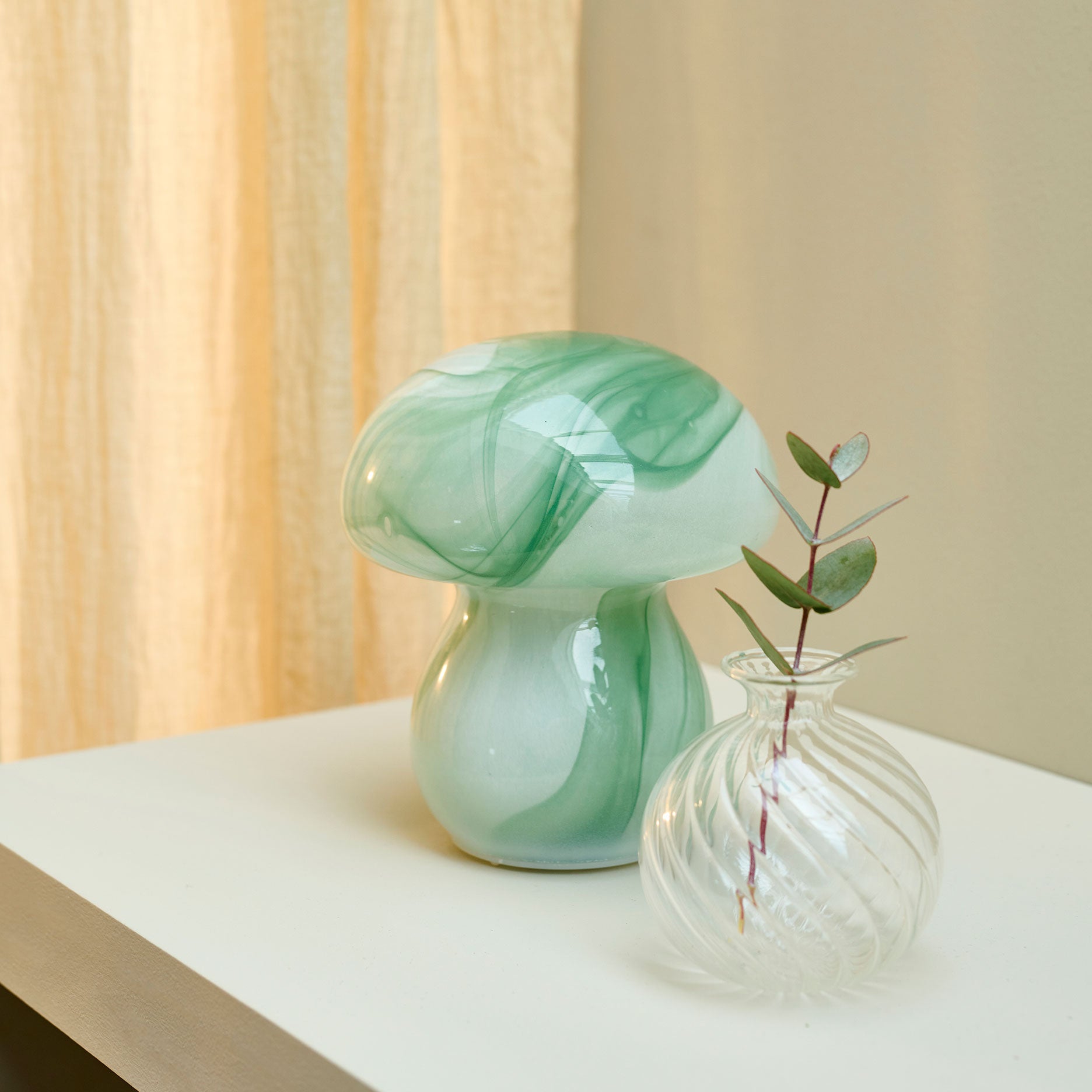 Fungi lampe m. LED