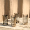 No02 Highball-Glas 4 Stk Grau