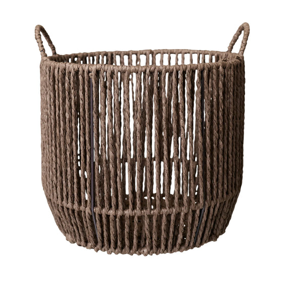 Raffia Korb Braun