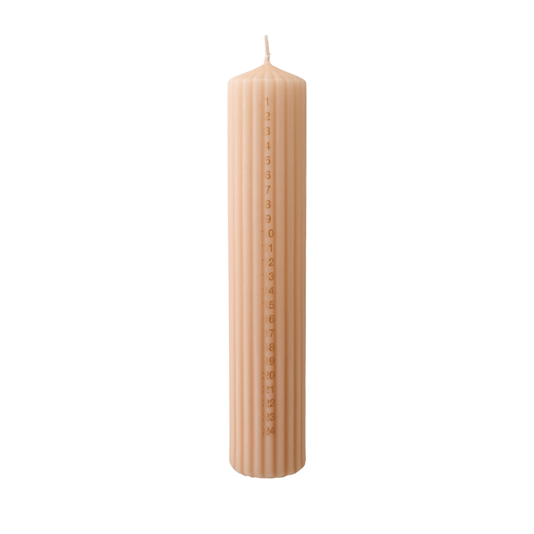 Gerillte Kalenderkerze