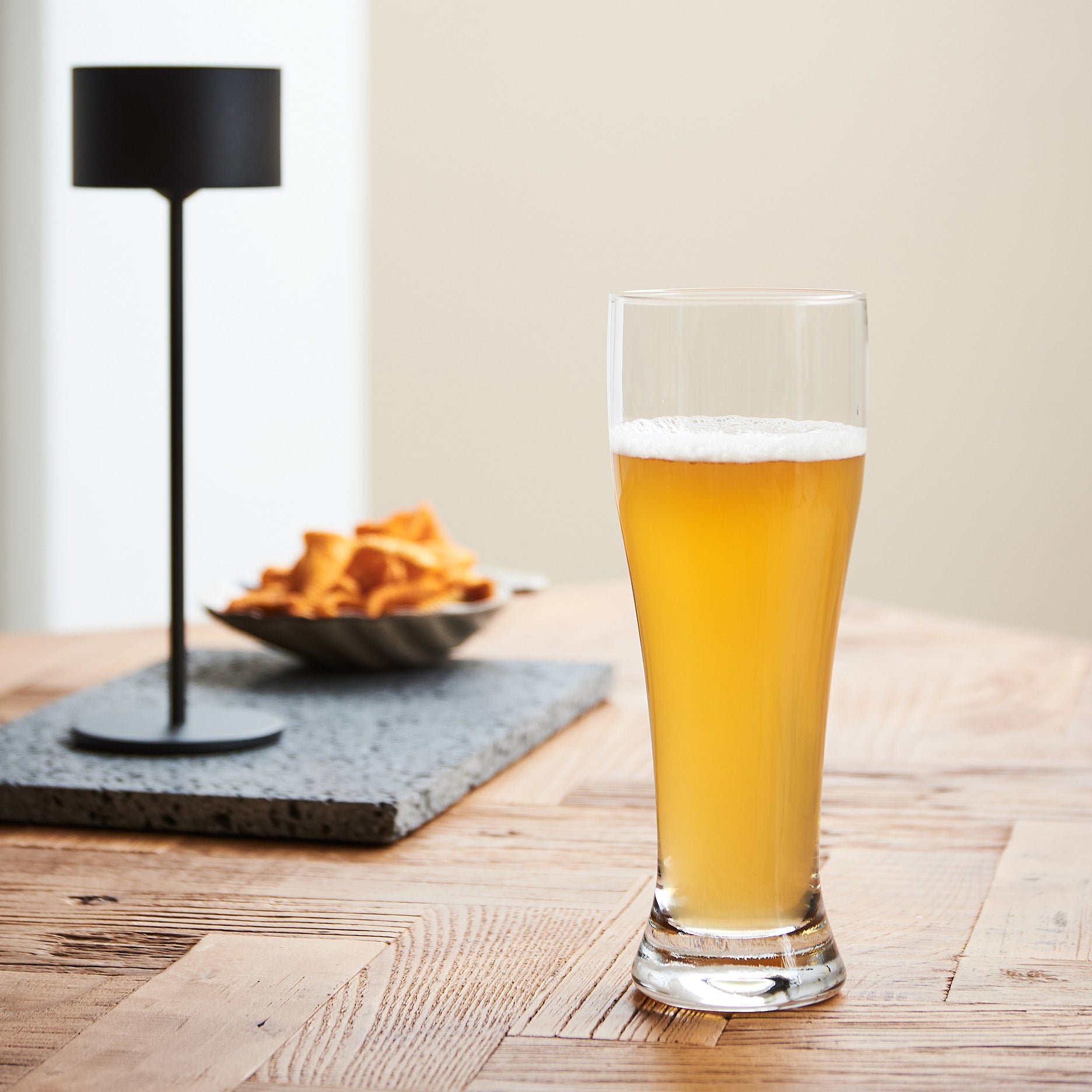 Ølglas H22 cm, 2 stk
