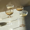 Candy Champagnerglas Transparent/Braun