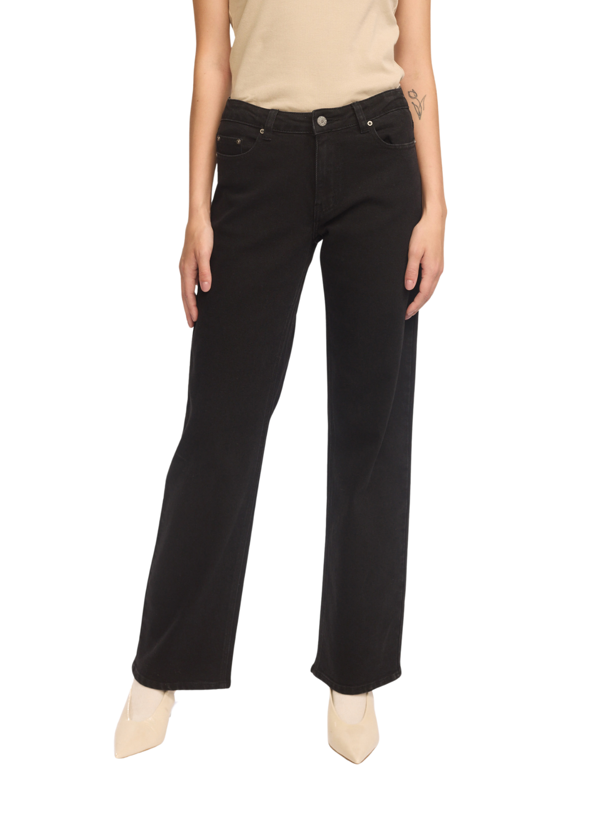 SRWilla Midwaist Wide Jeans