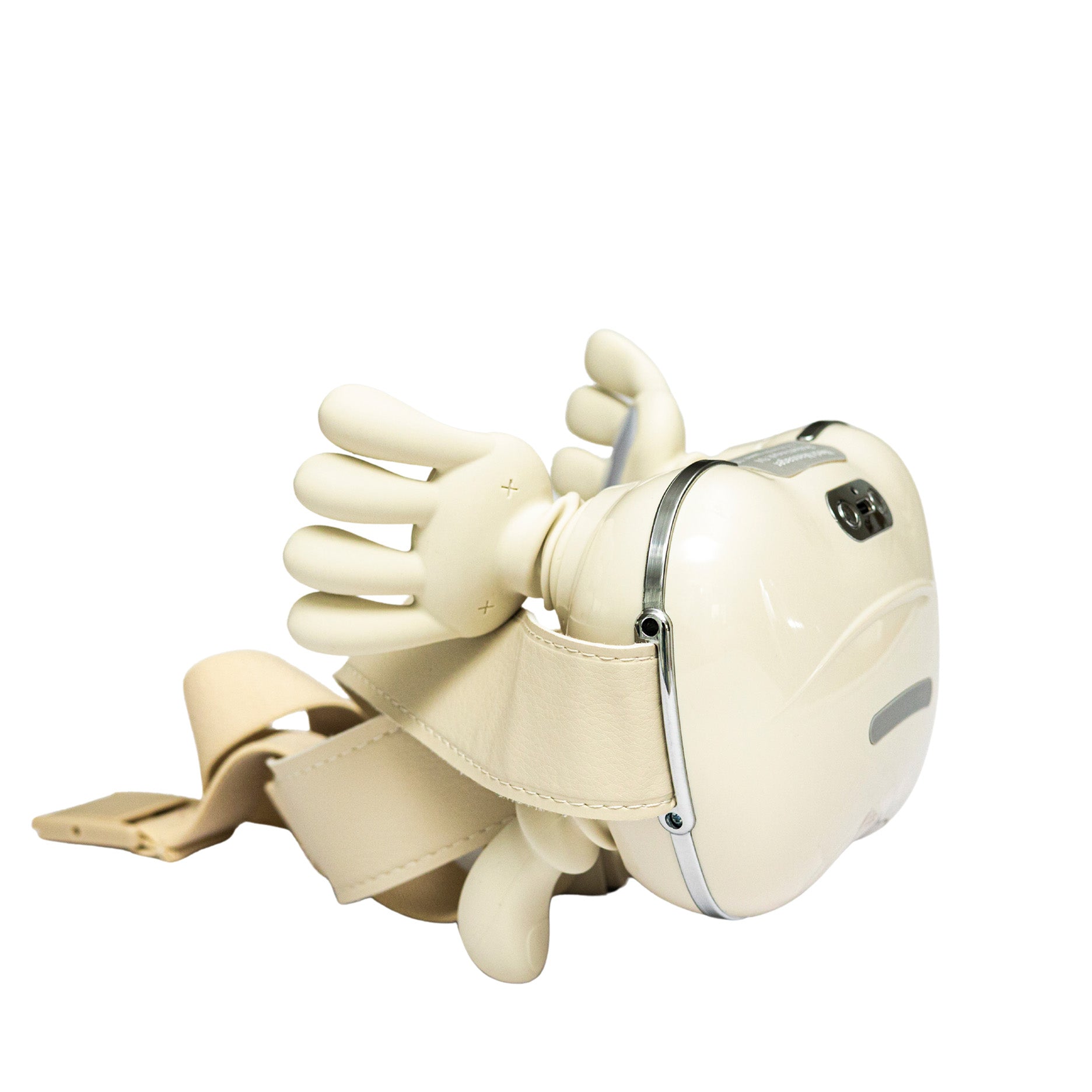 Nakke- og skuldermassageapparat cremefarvet