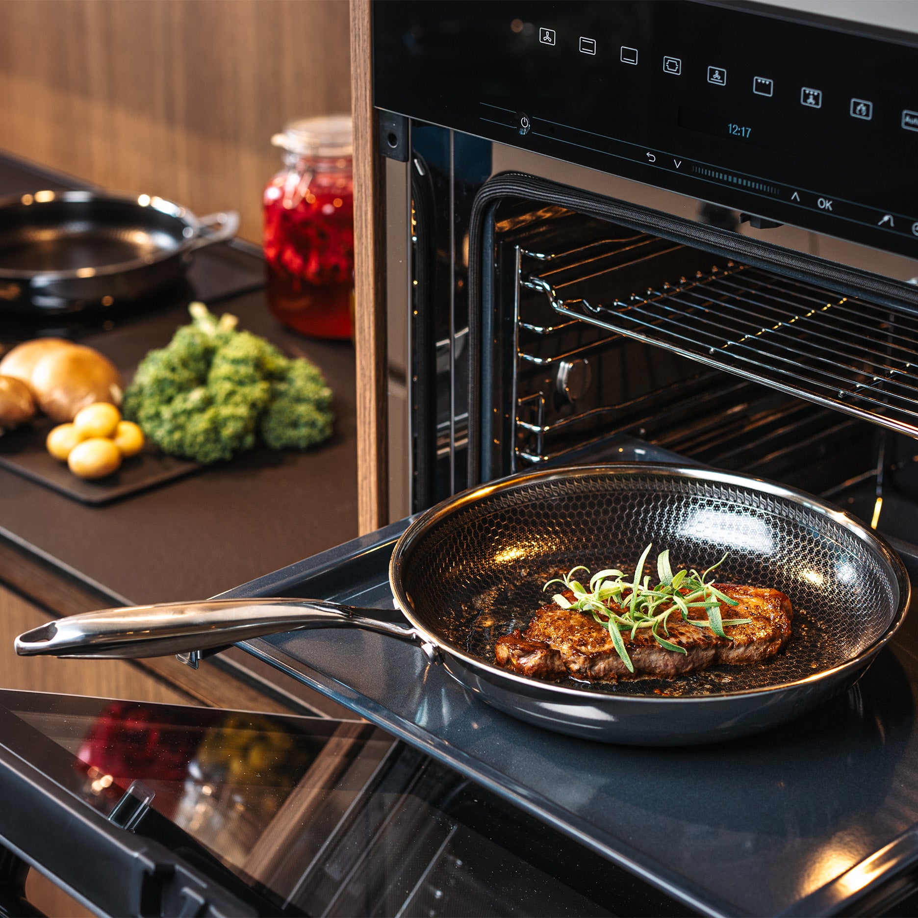 Santo stegepandesæt 24+28cm hybrid