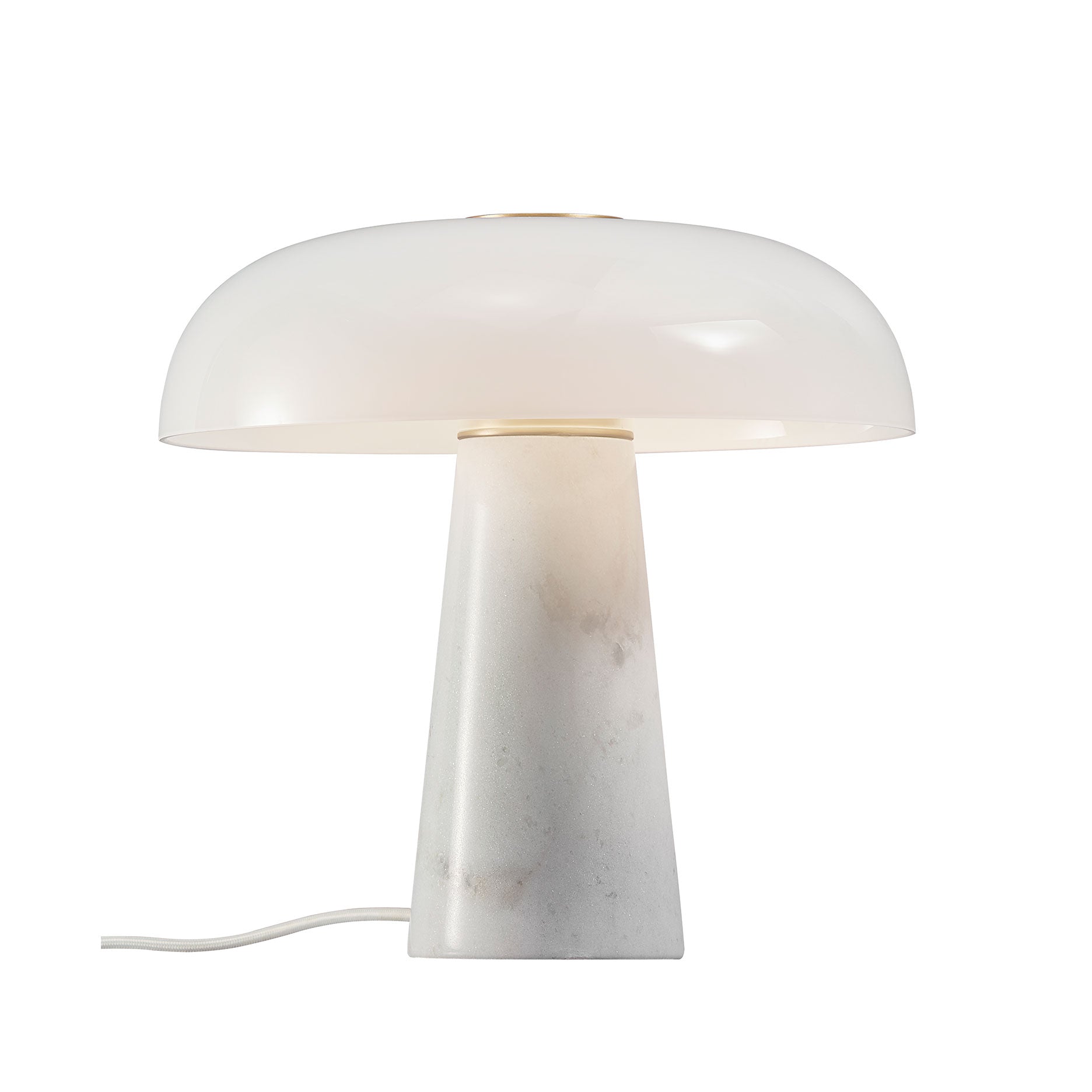 Glossy Tischleuchte Weiß
