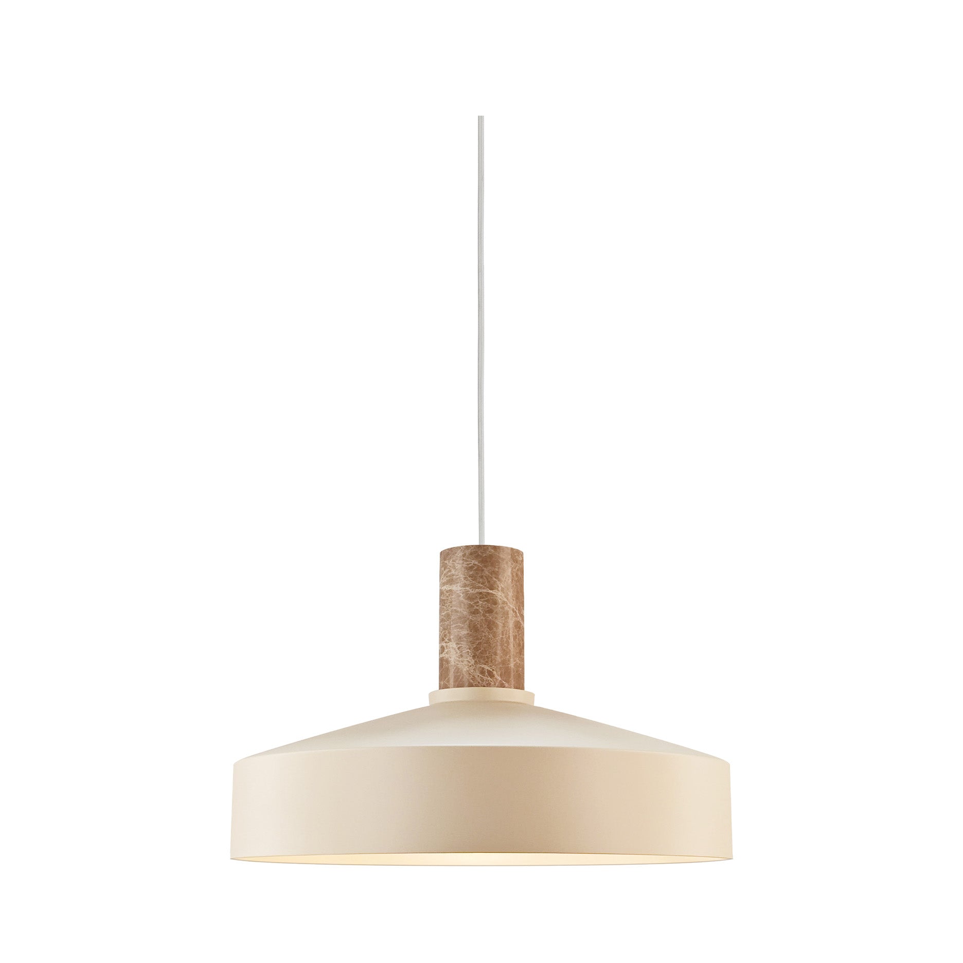 Elvas Pendelleuchte Marmor Beige