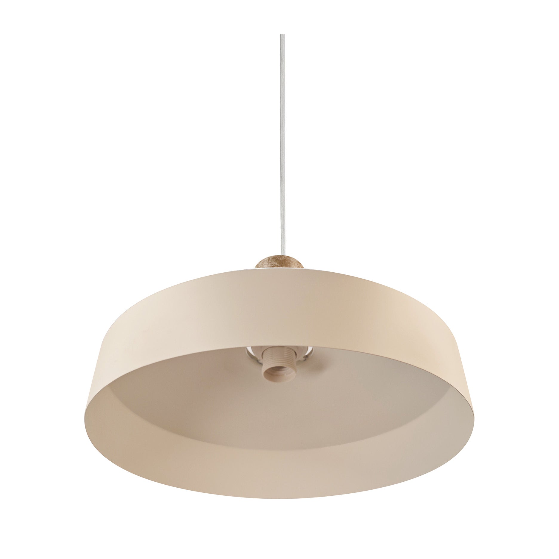 Elvas Pendelleuchte Marmor Beige