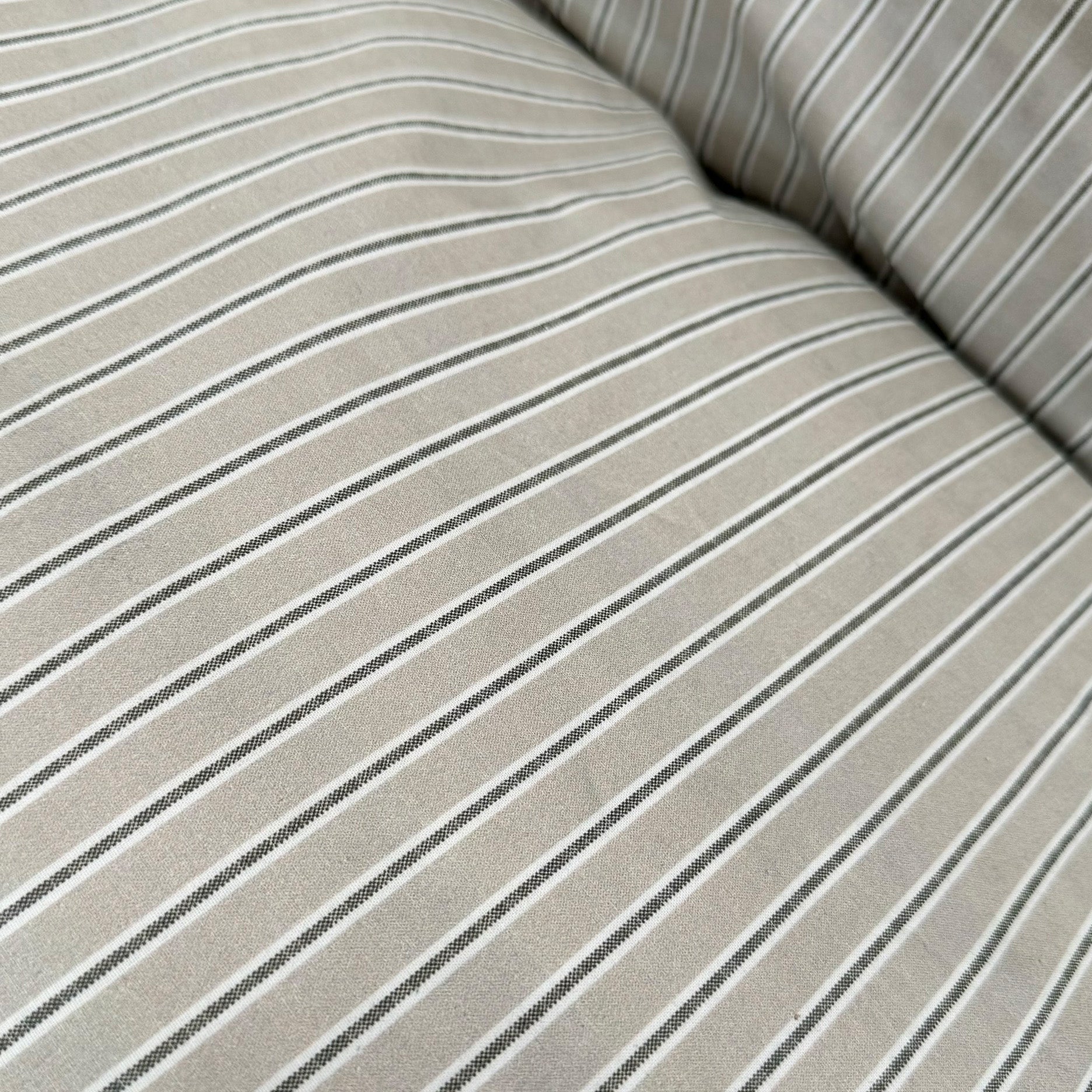 Multistreifen-Bettwäsche 140x200 cm Schlamm