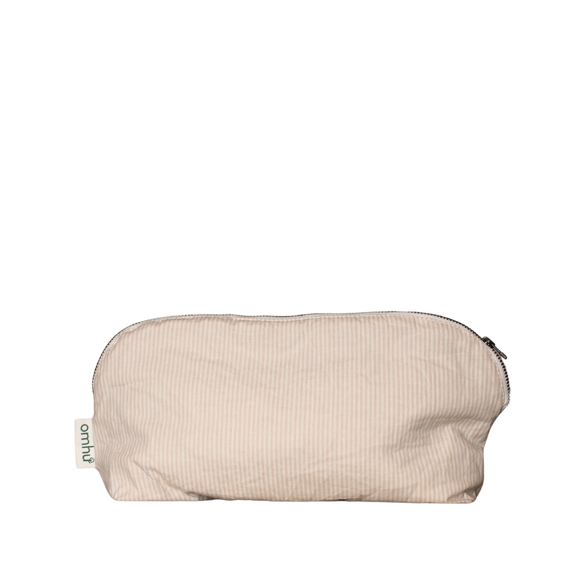 Kosmetiktasche 24x15 cm Mini-Streifen Sand