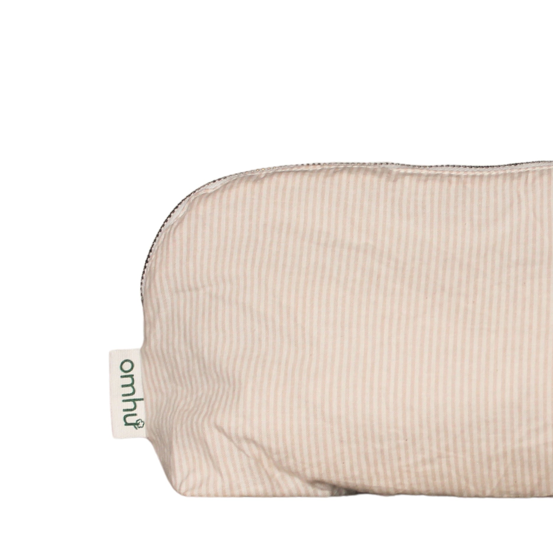 Kosmetiktasche 24x15 cm Mini-Streifen Sand