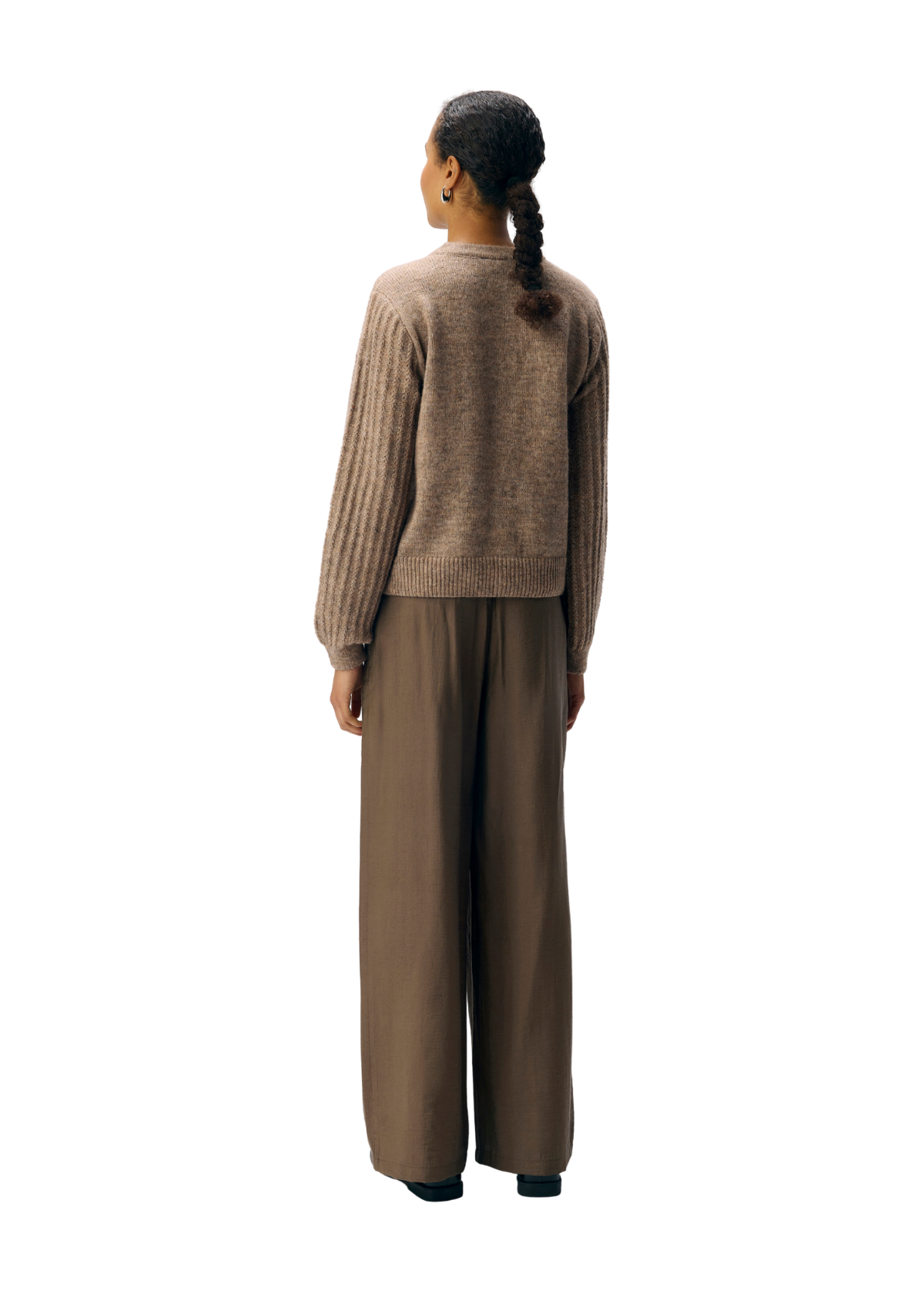 OBJFlora Strik Knap Cardigan
