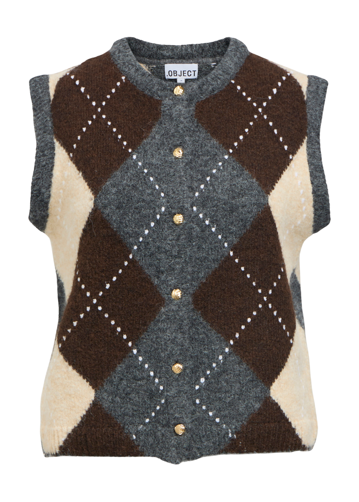 OBJBrenda Re Knit Strikvest