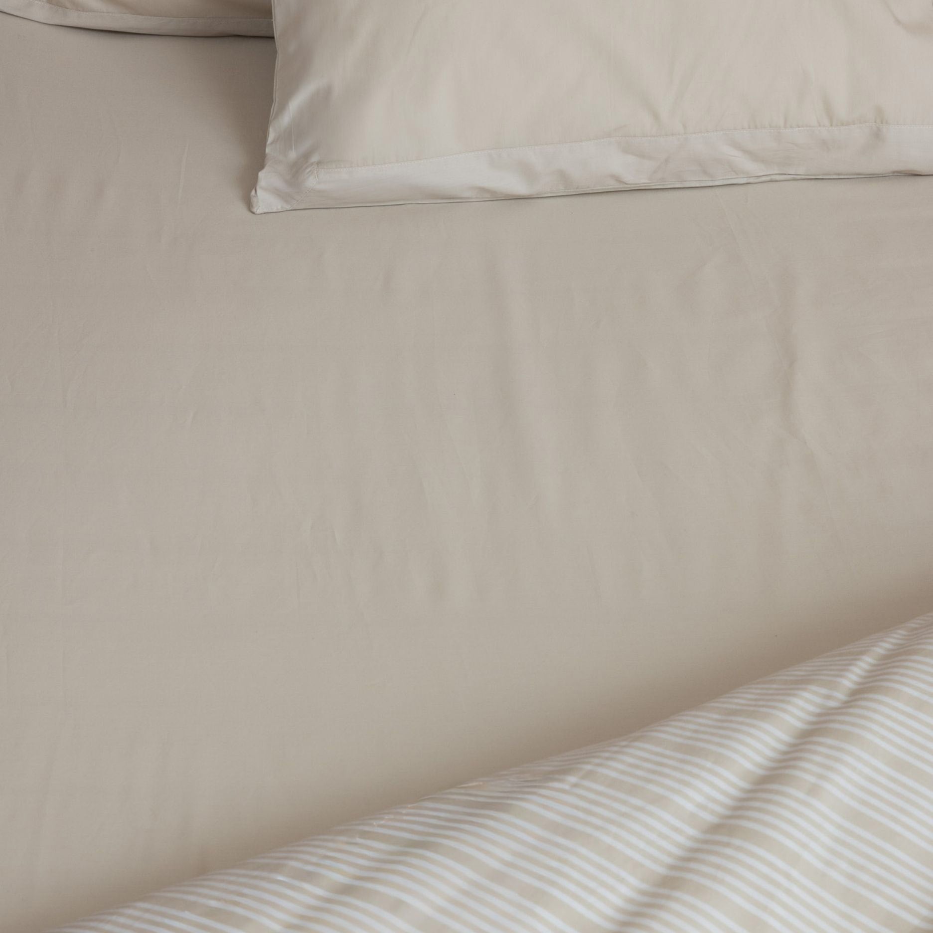 Spannbetttuch -Sand Beige- 180x200x40