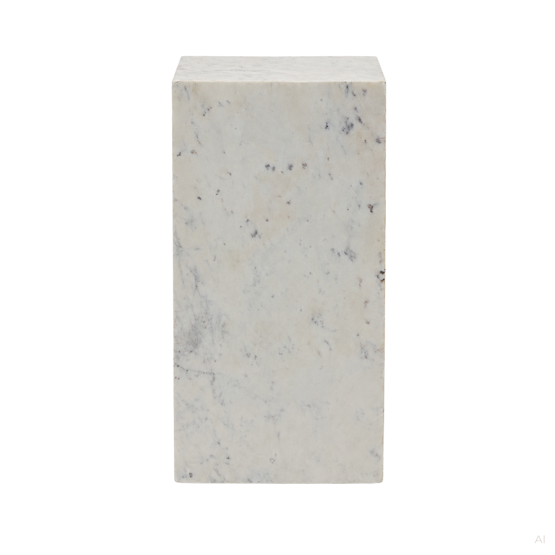 Weißes Marmor Podest H65 cm