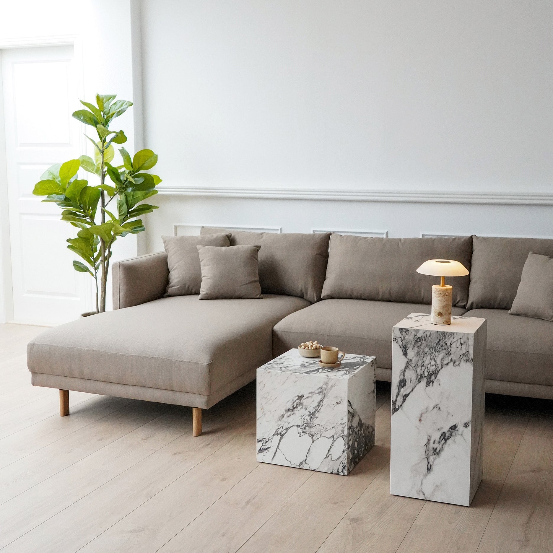 Capella II Chaiselongsofa, Eiche - linksseitig