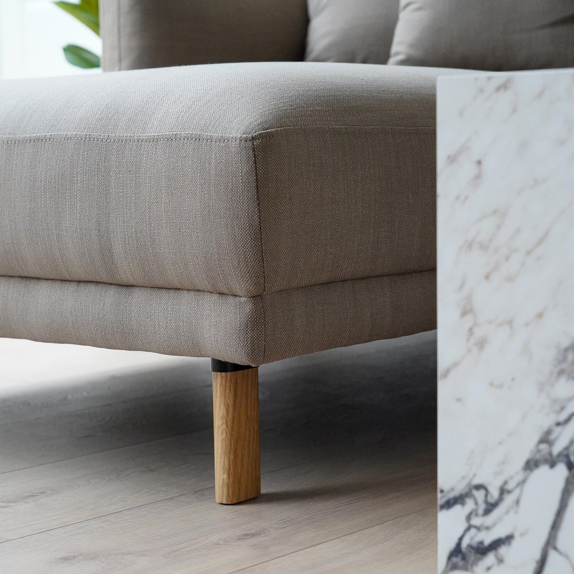 Capella II Chaiselongsofa, Eiche - linksseitig
