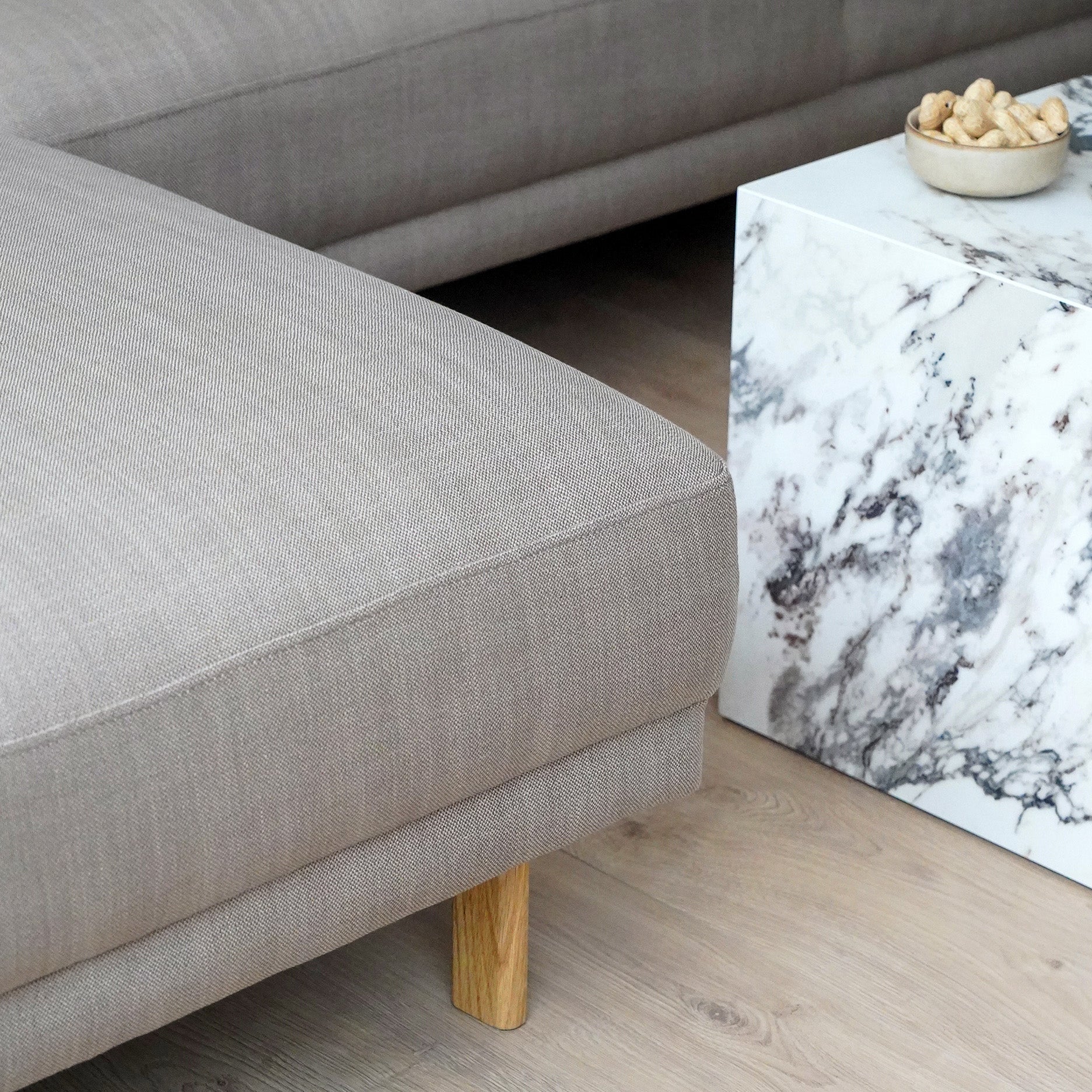 Capella II Chaiselongsofa, Eiche - linksseitig
