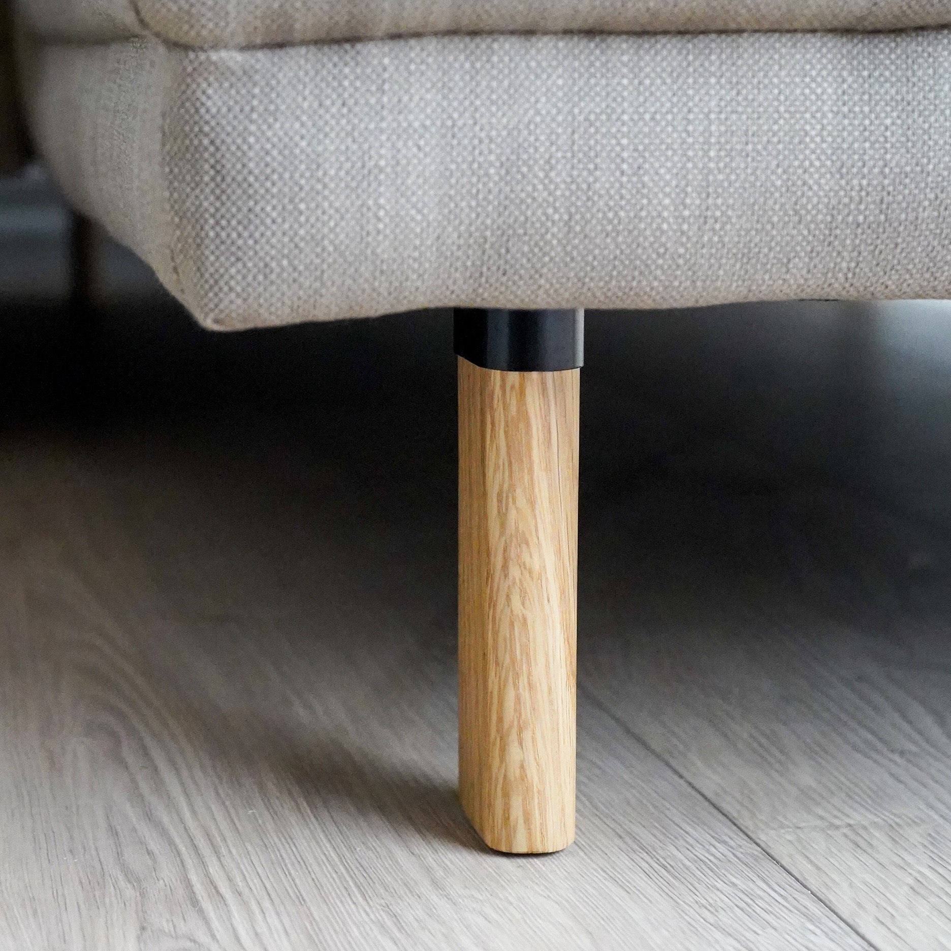 Capella II Chaiselong-Sofa, Eiche – rechts ausgerichtet