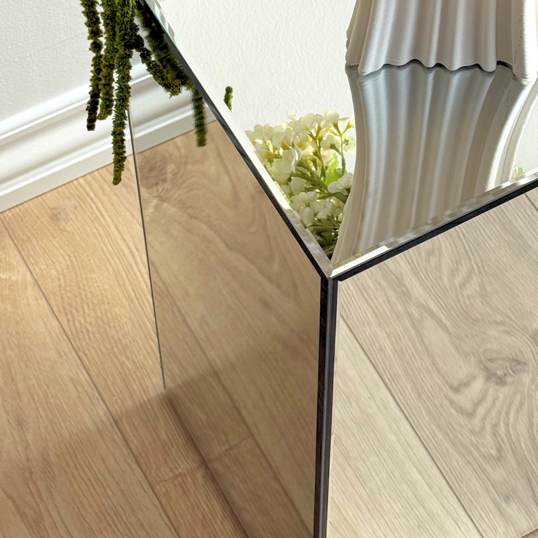 Spejlpodium H65 transparent