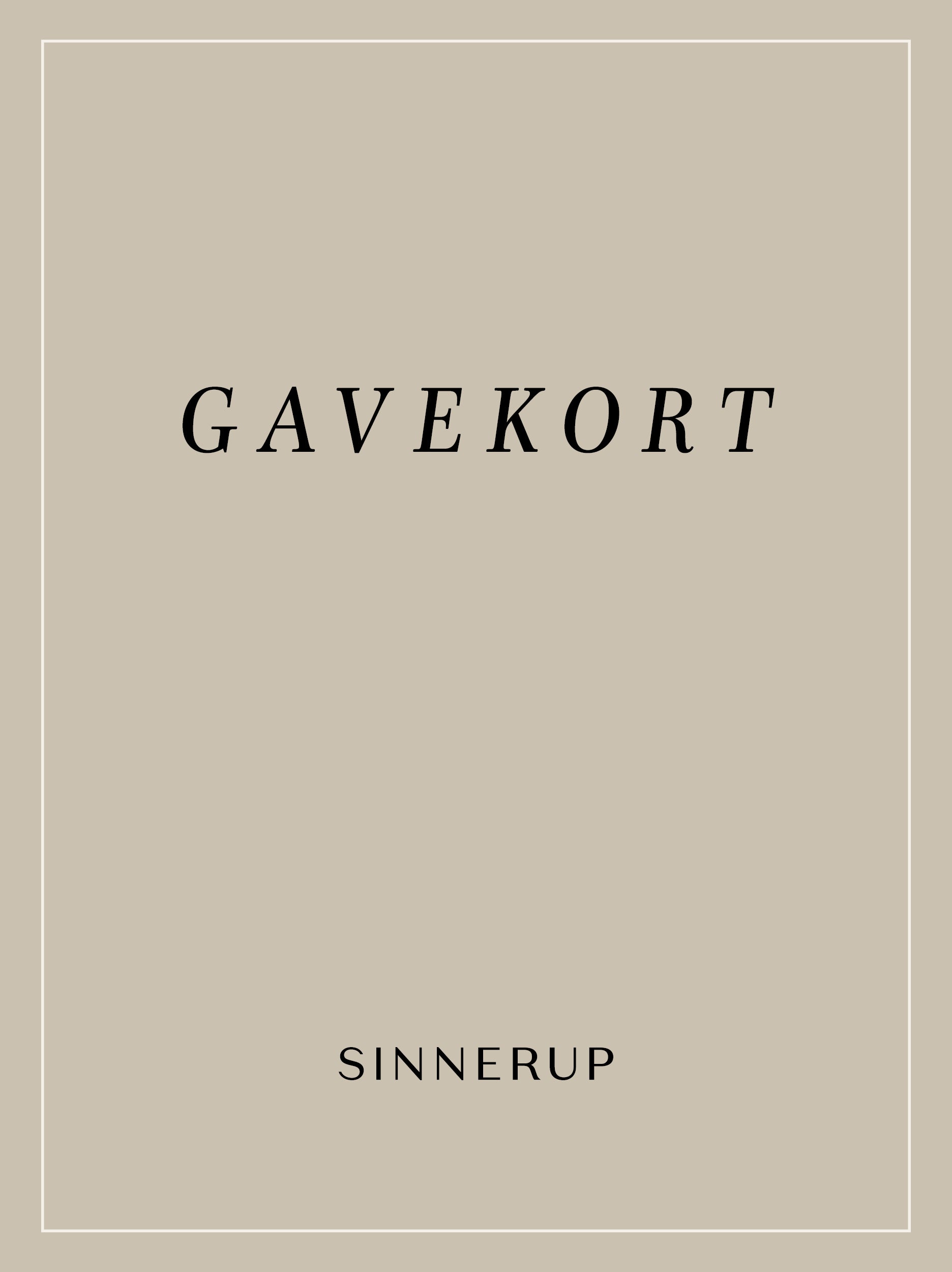 Sinnerup Geschenkkarte