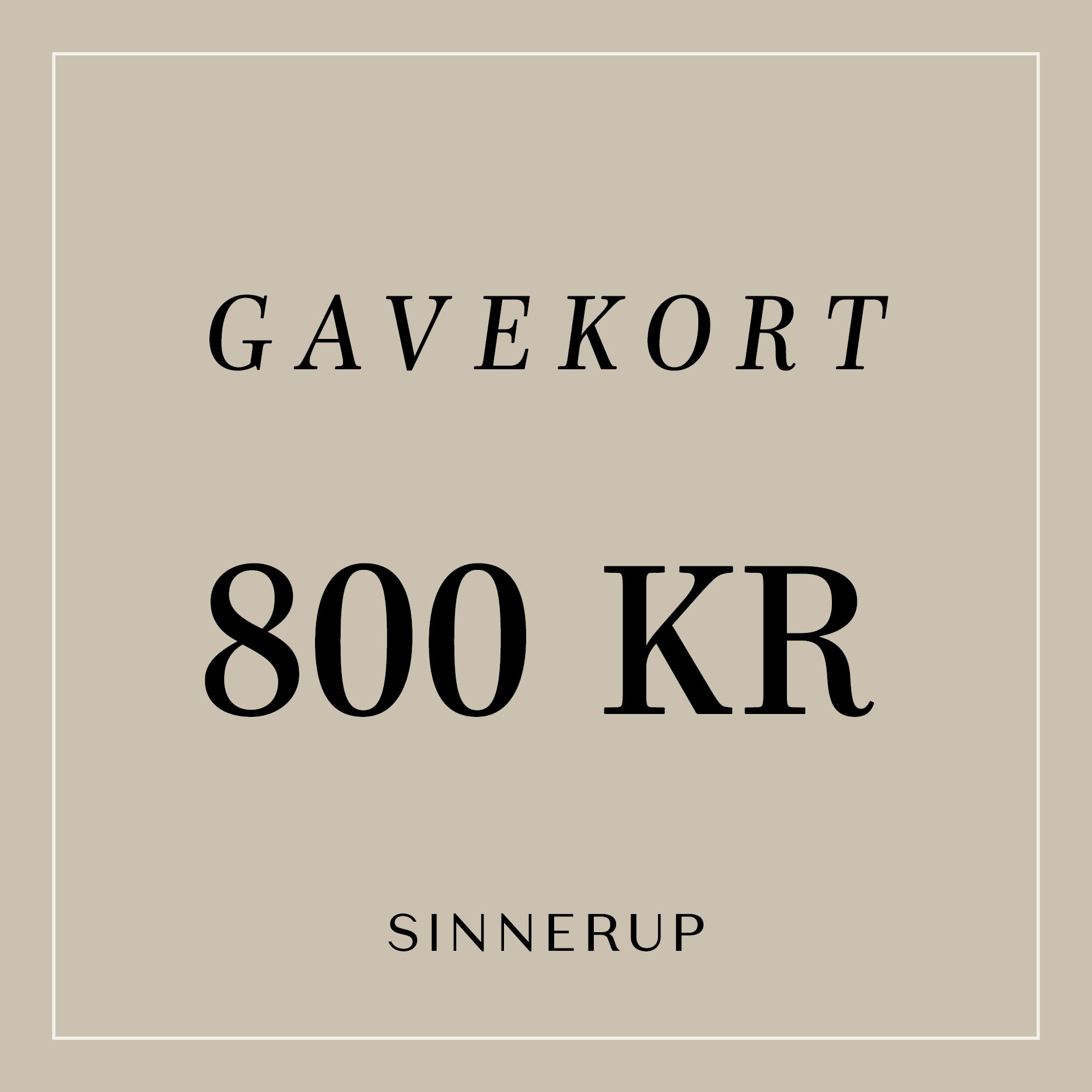 Sinnerup Geschenkkarte