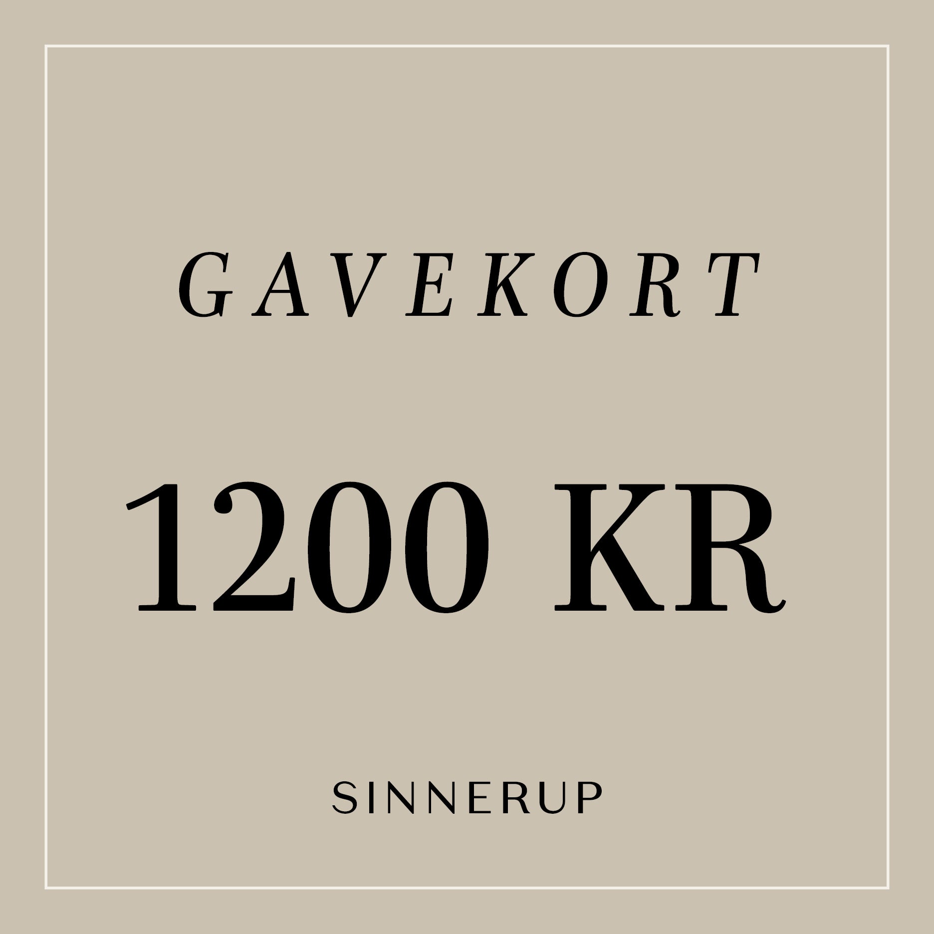 Sinnerup Geschenkkarte