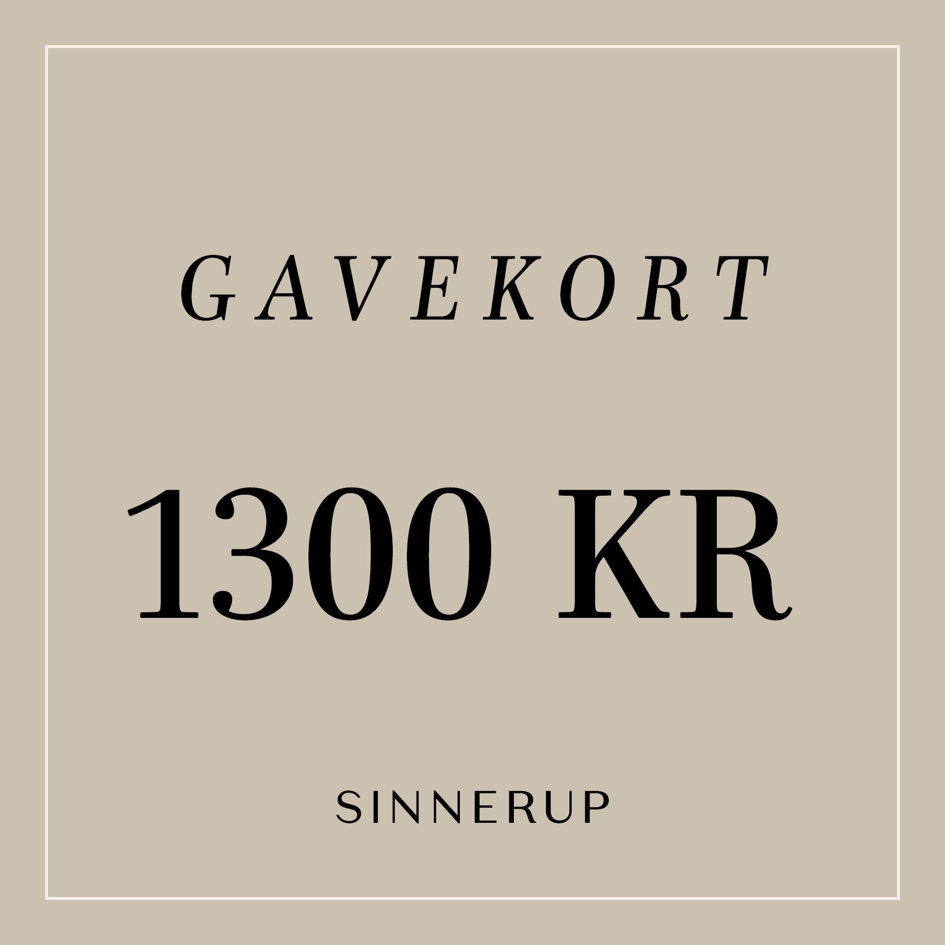 Sinnerup Geschenkkarte