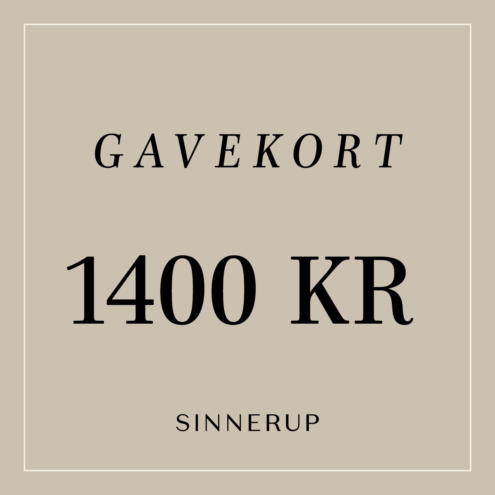 Sinnerup Geschenkkarte
