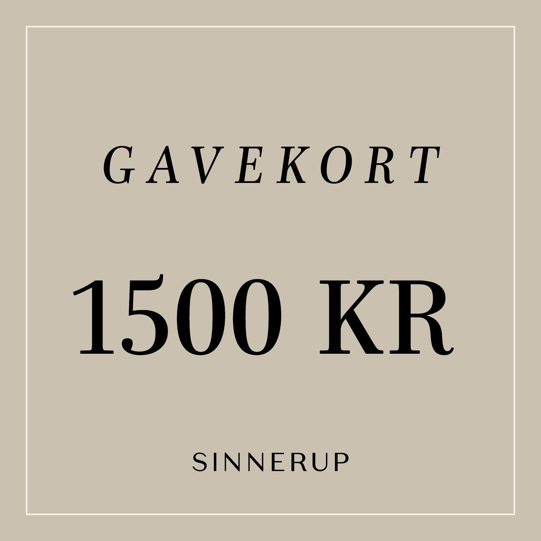 Sinnerup Geschenkkarte