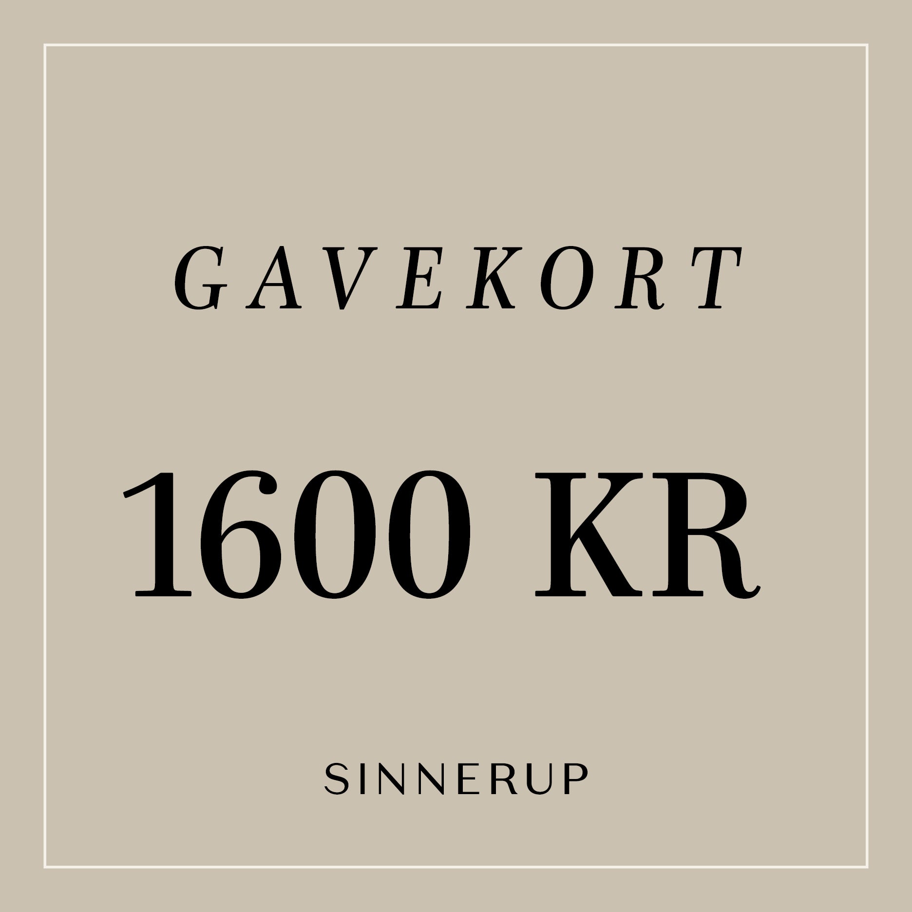 Sinnerup Geschenkkarte