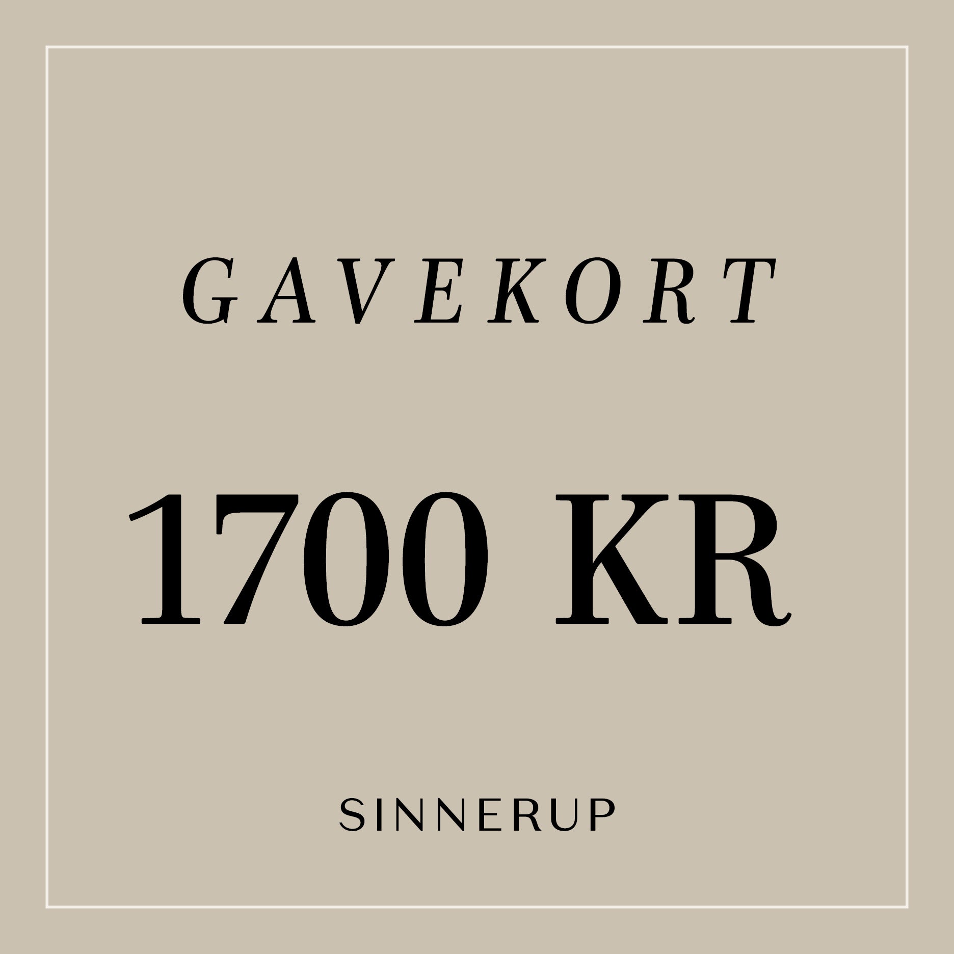 Sinnerup Geschenkkarte