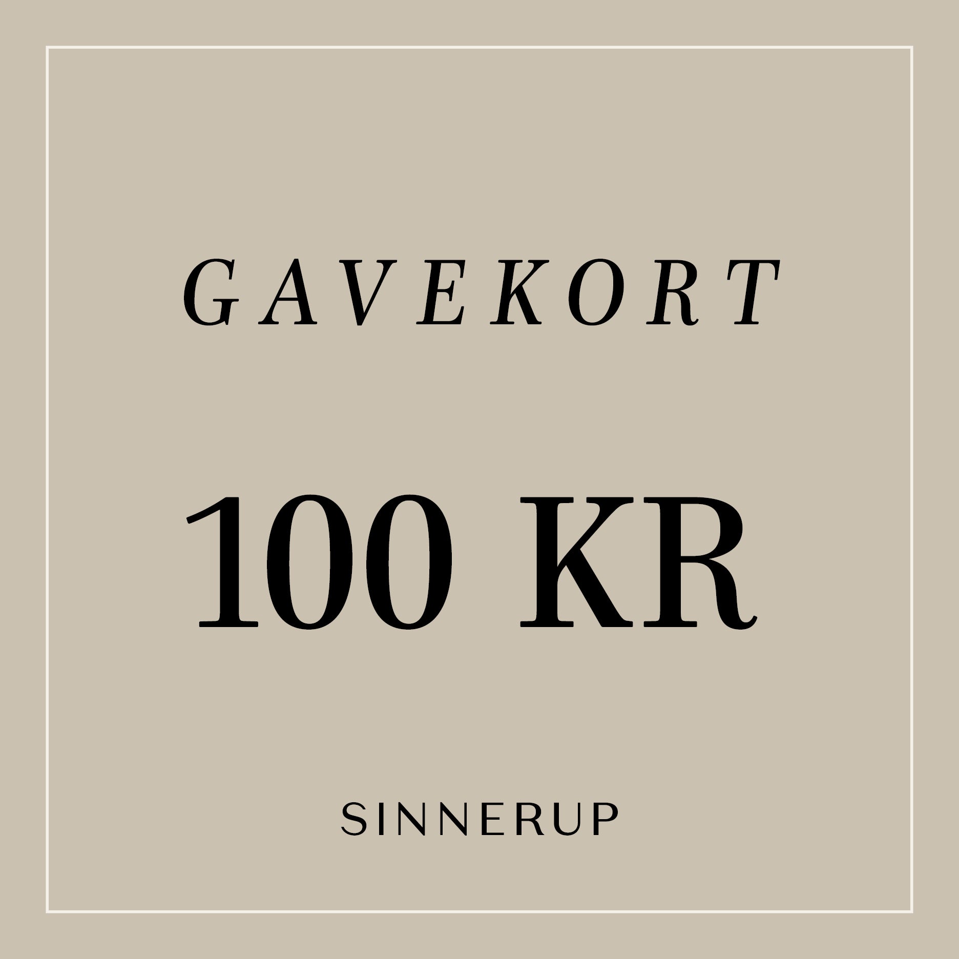 Sinnerup Geschenkkarte