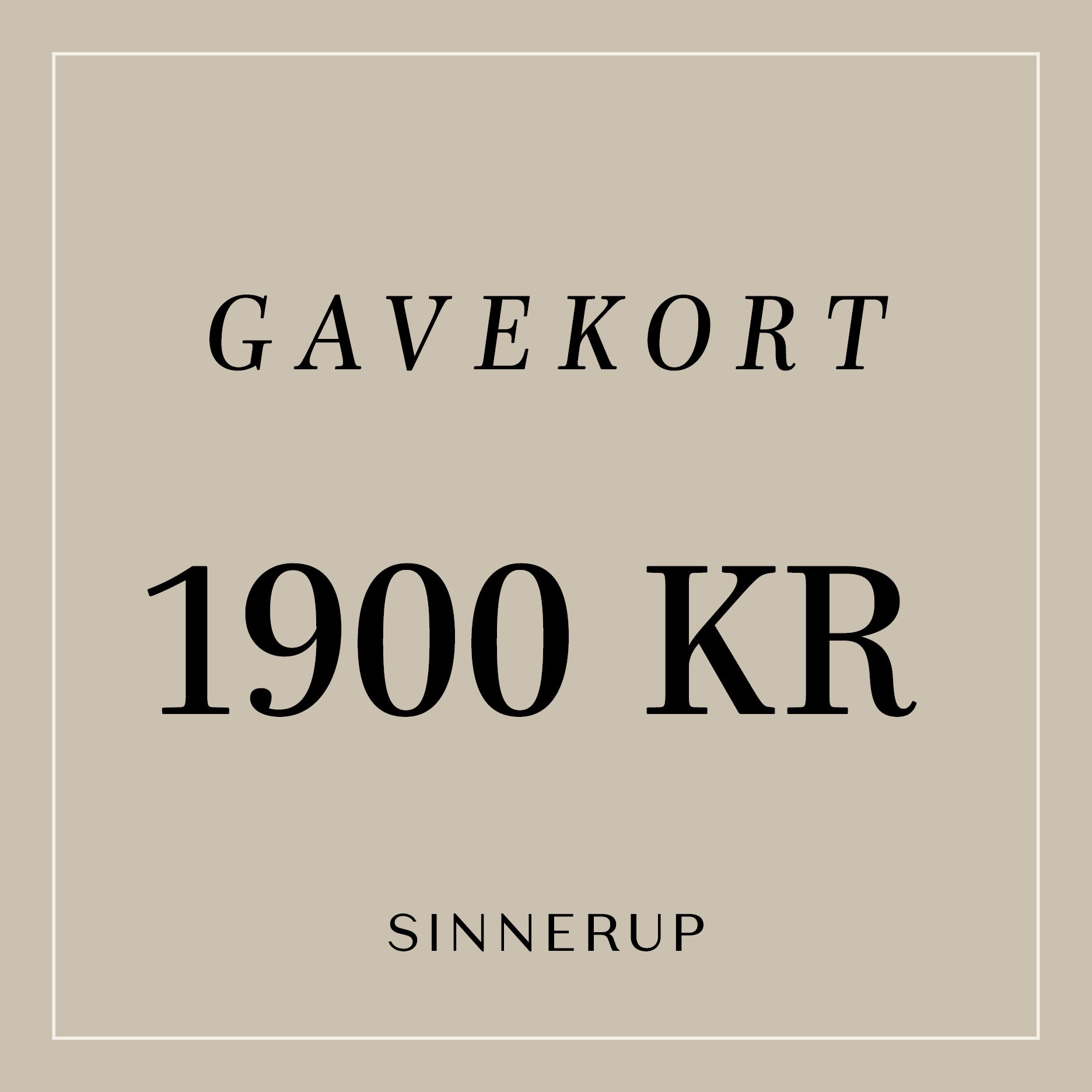 Sinnerup Geschenkkarte