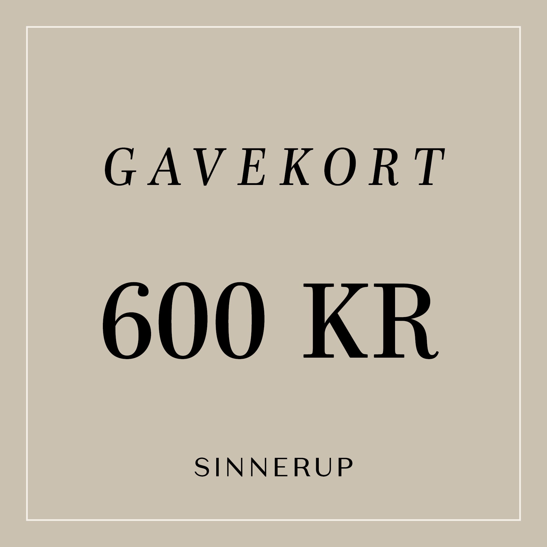 Sinnerup Geschenkkarte