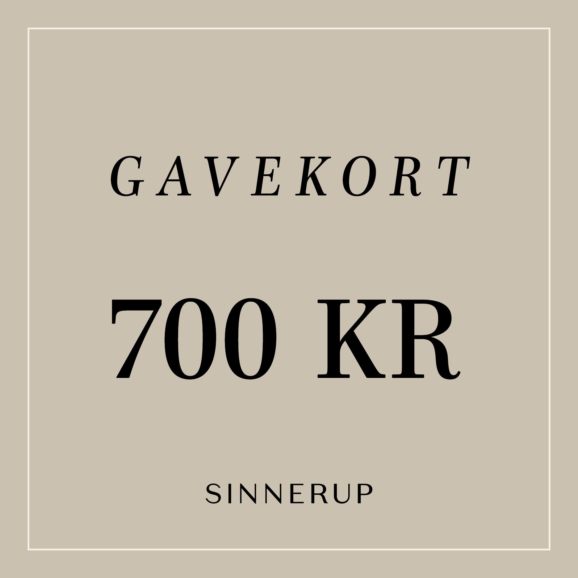 Sinnerup Geschenkkarte