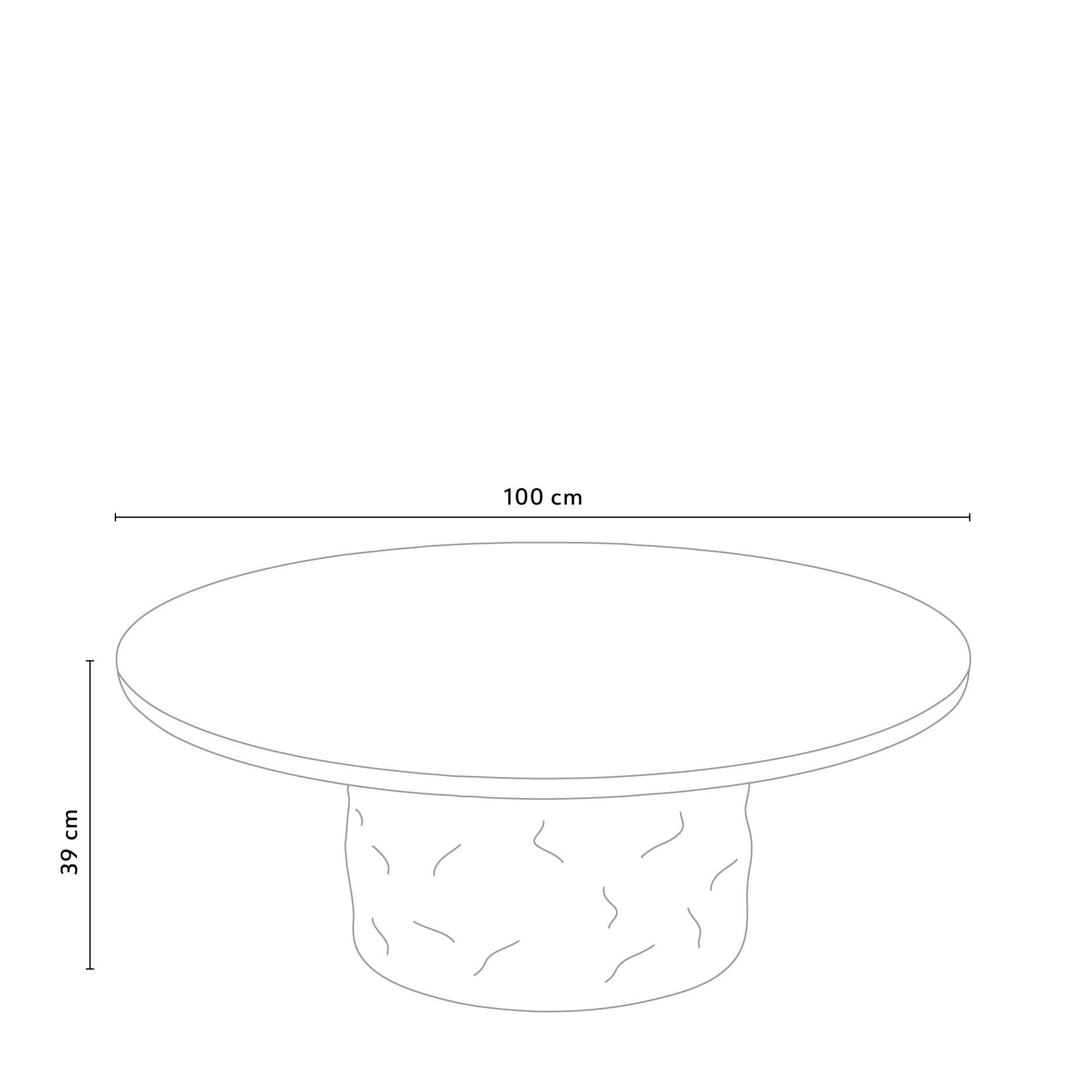Marbelle II Couchtisch D100 cm