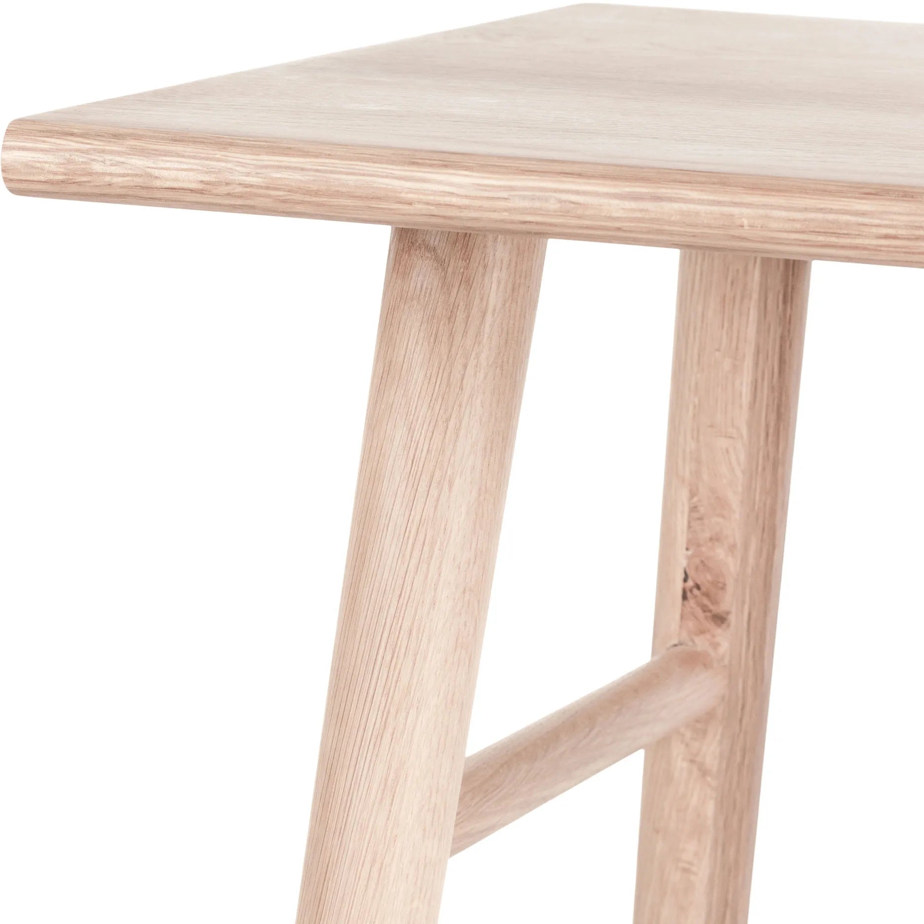 Wood II Küchenstuhl – weiß pigmentierte Eiche