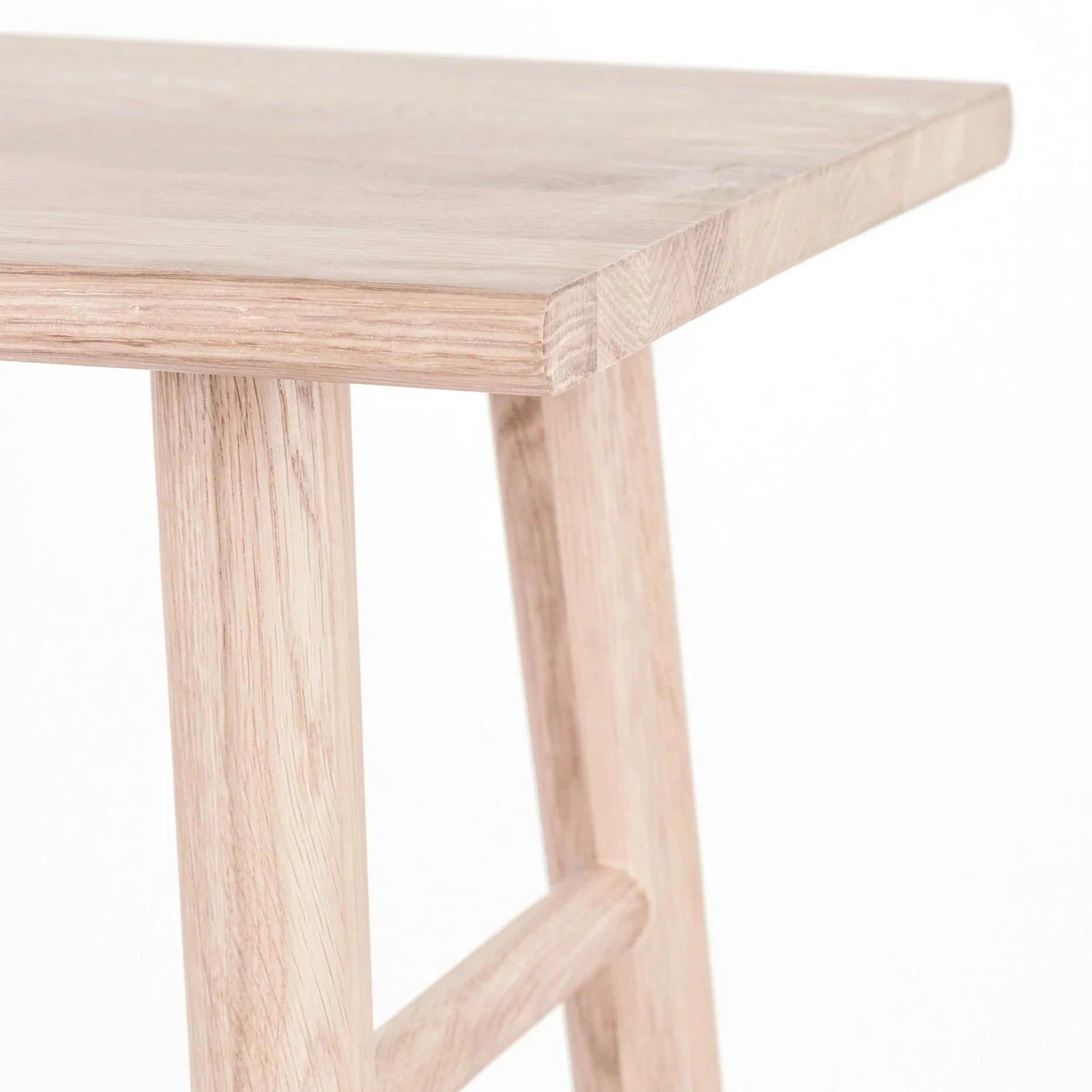 Wood II Küchenstuhl – weiß pigmentierte Eiche